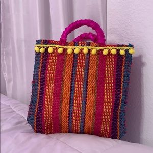 Basket Weaved Tote Bag!